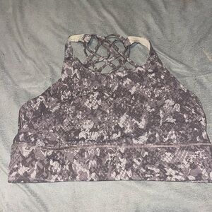 Lululemon snake print sports bra